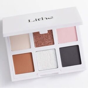 Lithe Eyeshadow Palette - Cream, Copper, Pink, White, Black, Tan